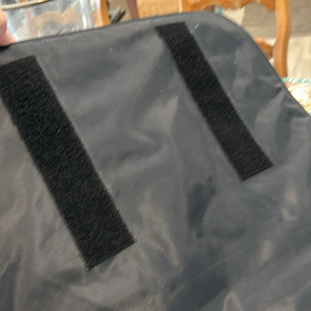 Cute Black Purple Messenger/Computer Bag Large